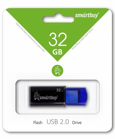 Флеш диск USB SmartBuy 32Gb Click Blue 