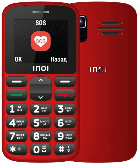 Мобильный телефон INOI 107B Red 