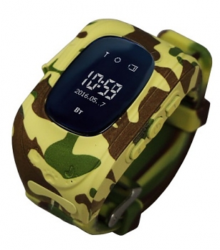 Смарт-часы Каркам Baby Watch Q50 Yellow Camo Лесной камуфляж 