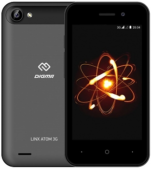 Смартфон Digma Linx Atom 3G Dark Gray 