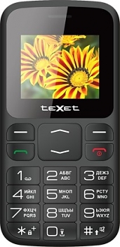 Мобильный телефон Texet TM-B208 Black 